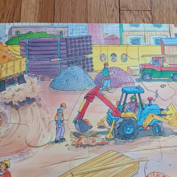 Construction Site Floor Puzzle - Picture 6 of 16